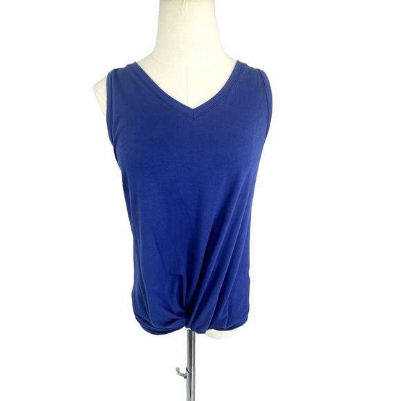 Fresh Produce Tops - New Fresh Produce Tank‎ Top Womens XS Blue Moonlight Sleeveless Knot Front  Noa